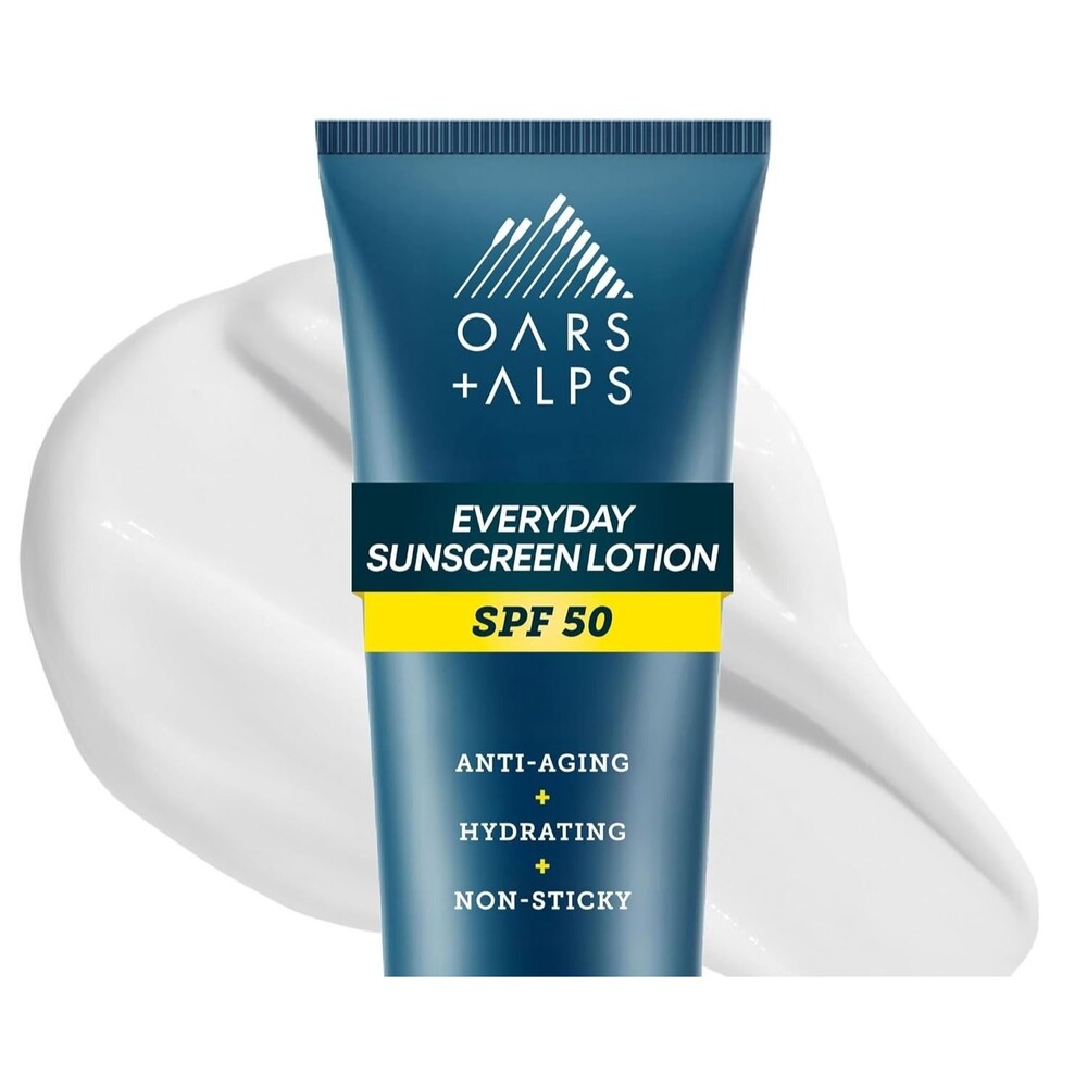 Oars + Alps Sunscreen Body Lotion for Everyday Use, SPF 50 Body & Face Sunblock